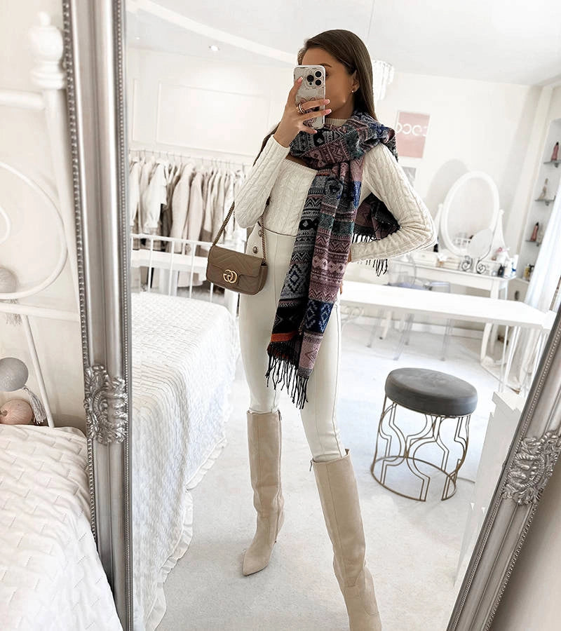 1-Oranžová šála Kobe-1