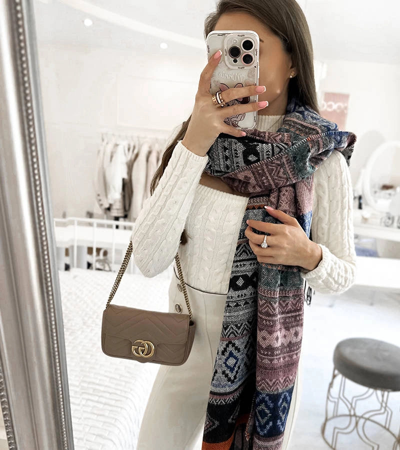 3-Oranžová šála Kobe-3