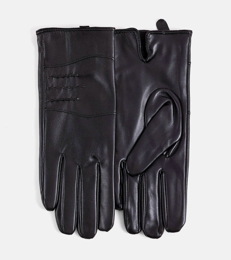 1-Izolované rukavice z černého tylu-1