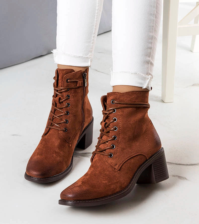 2-Brown boty Sanlow-2