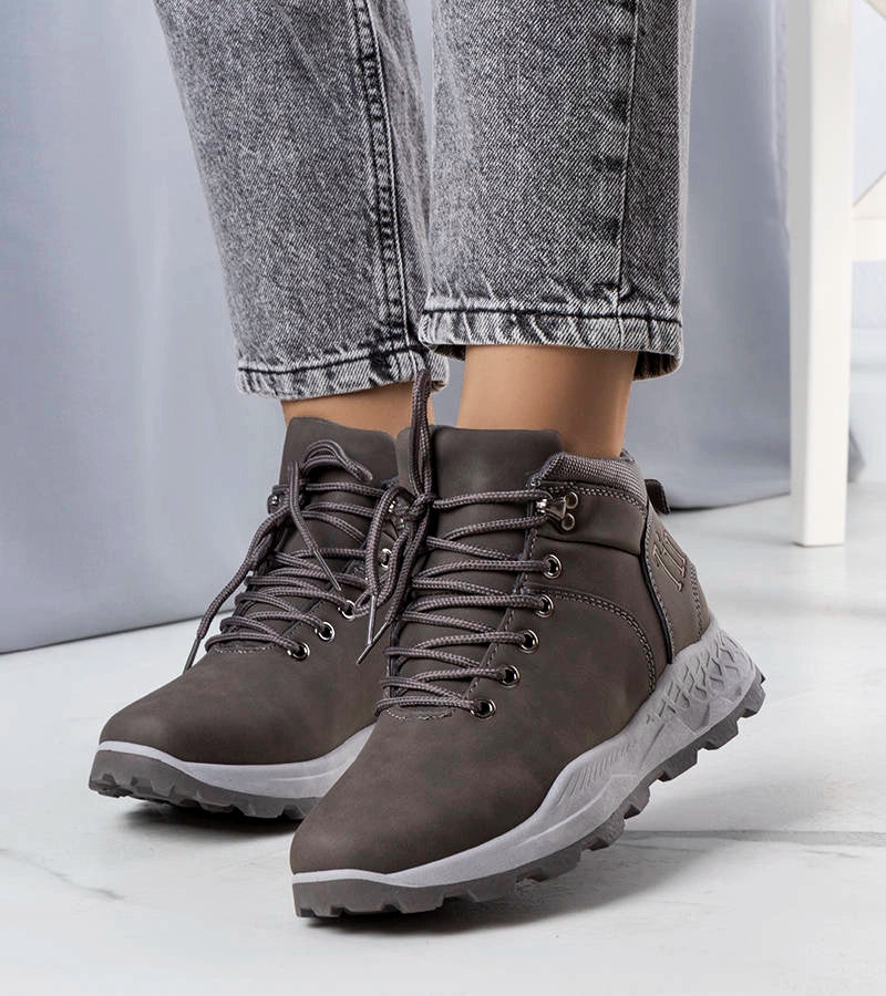 1-Šedé zateplené dámské trappery Adleri-1