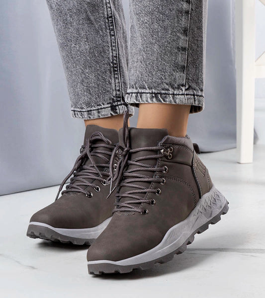 1-Šedé zateplené dámské trappery Adleri-1