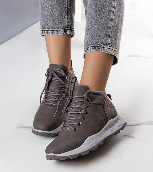 2-Šedé zateplené dámské trappery Adleri-2