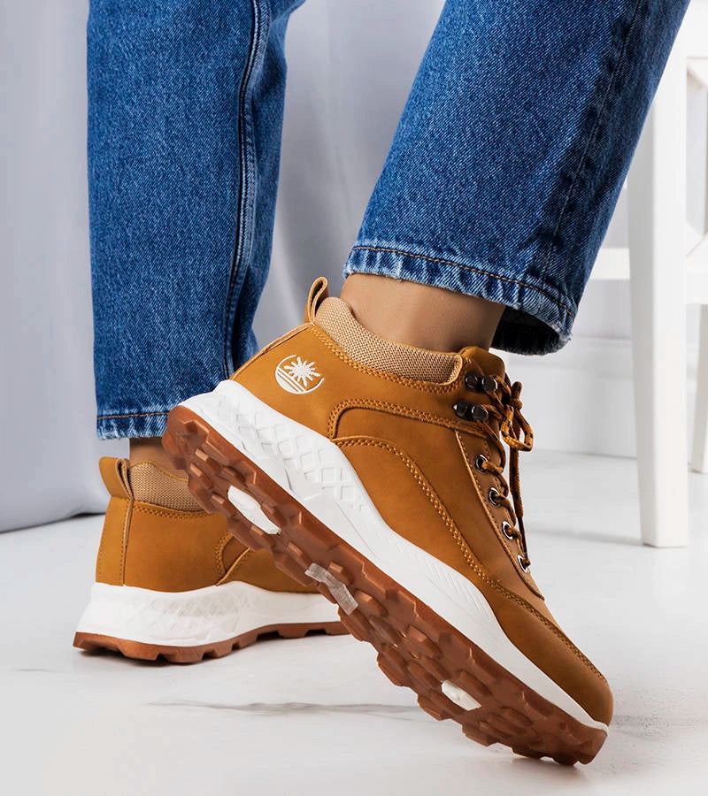 2-Hnědé zateplené dámské trapery Durani-2