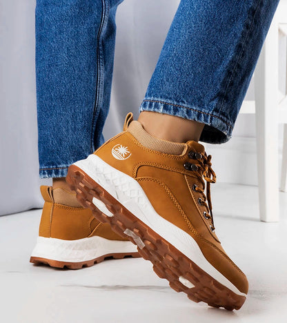 2-Hnědé zateplené dámské trapery Durani-2