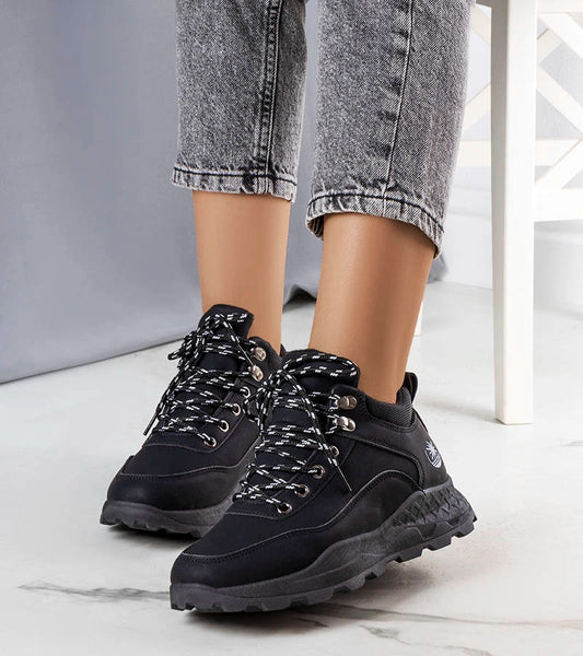 2-Černé zateplené dámské trapery Durani-2