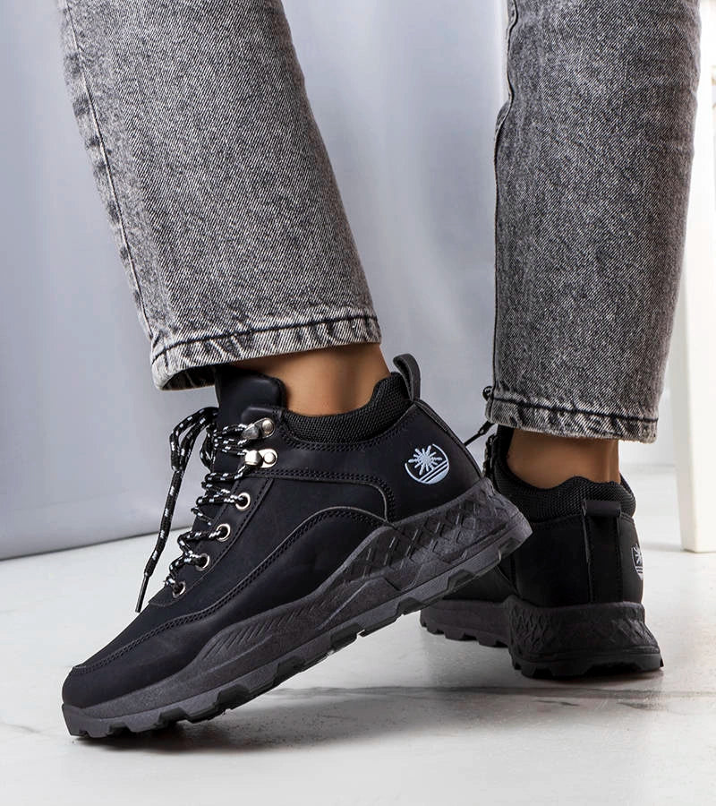 3-Černé zateplené dámské trapery Durani-3