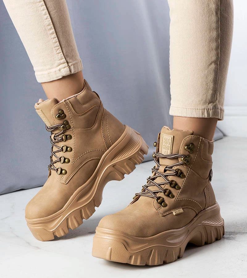 2-Béžové tepláky Big Star KK274366-2