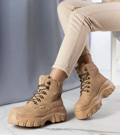 1-Béžové tepláky Big Star KK274366-1