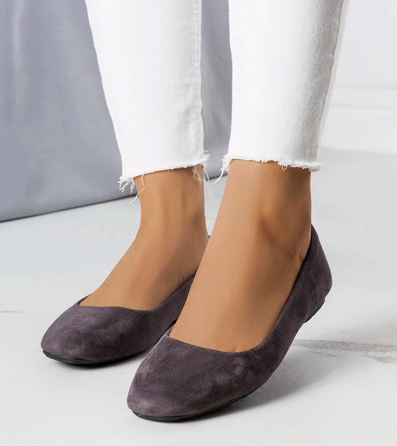 1-Baleríny Jules z šedého eko semiše-1