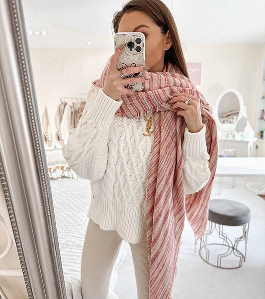 2-Nyomi růžový šátek-2