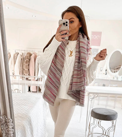 4-Nyomi fialový šátek-4