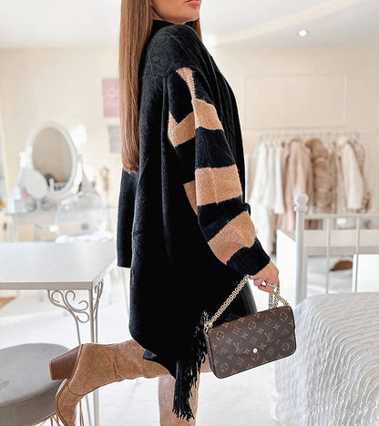 2-Béžový přehoz s třásněmi June-2