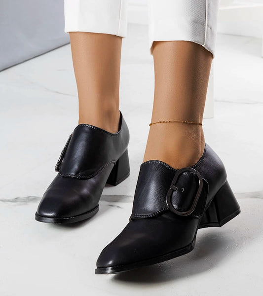 2-Černé lodičky na jehlovém podpatku Ailani-2