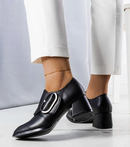 3-Černé lodičky na jehlovém podpatku Ailani-3