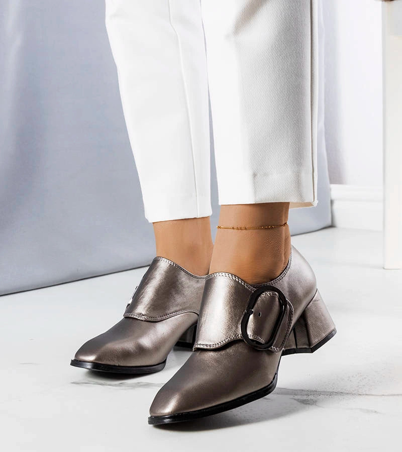 1-Šedé lodičky na jehlovém podpatku Ailani-1