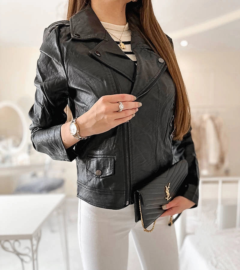 3-Černá ekokůže ramones Tricia-3