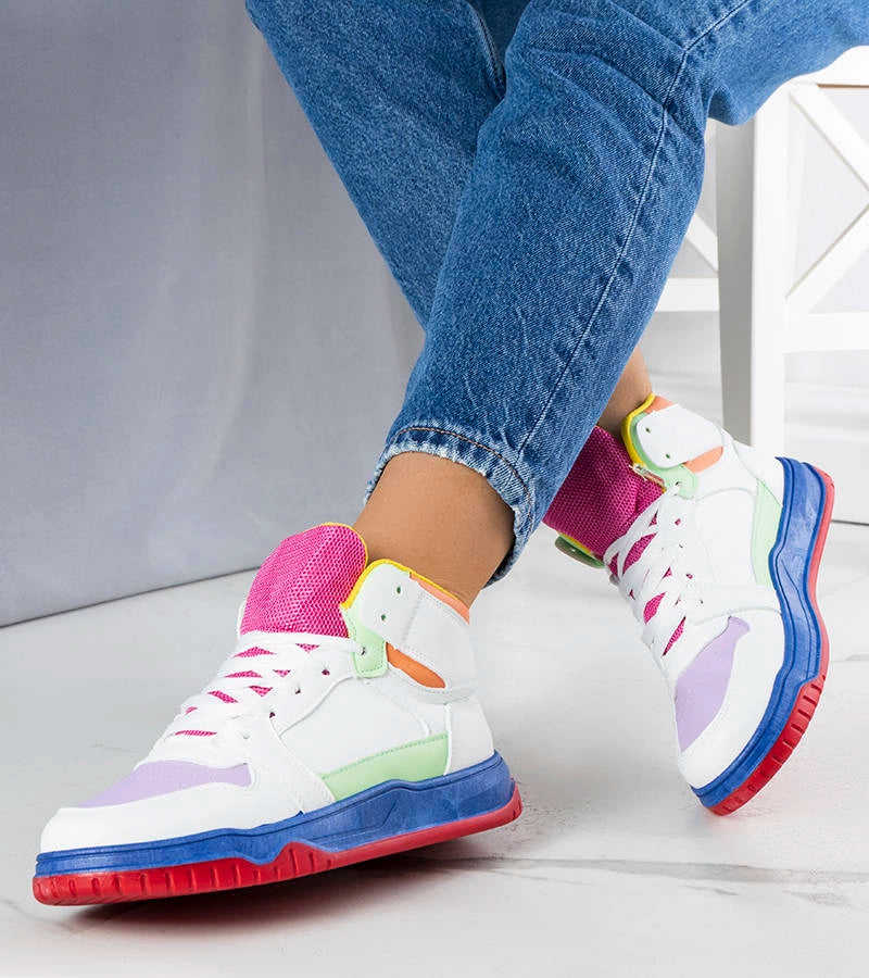 2-Barevné kotníkové tenisky Elizabeth-2