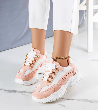 2-Bílé a růžové tenisky Mindy-2