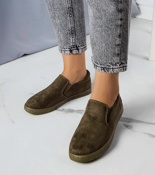 1-Šedé tenisky Leroy z eko semiše-1