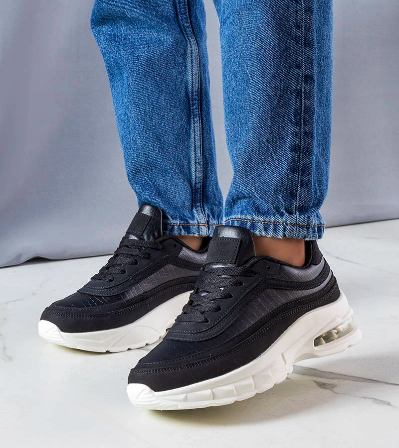 1-Černé tenisky Courtne-1