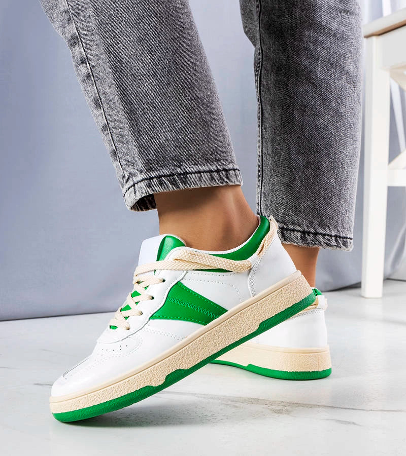 3-Zelené dámské tenisky Marcella-3