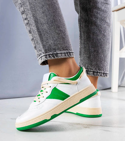 3-Zelené dámské tenisky Marcella-3