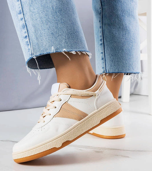 2-Béžové dámské tenisky Marcella-2