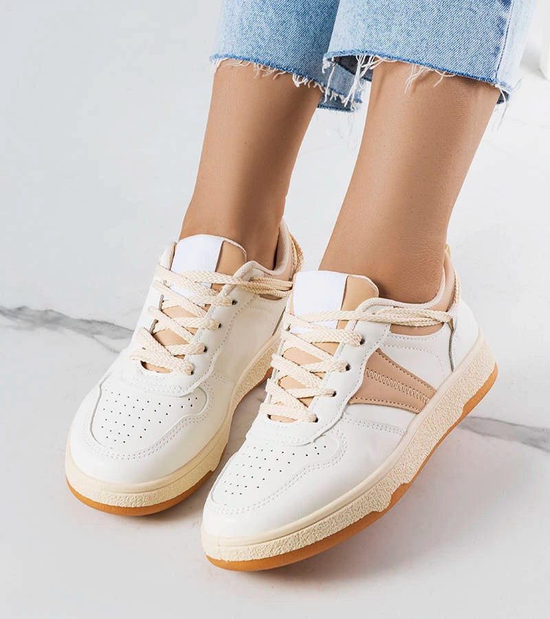 3-Béžové dámské tenisky Marcella-3