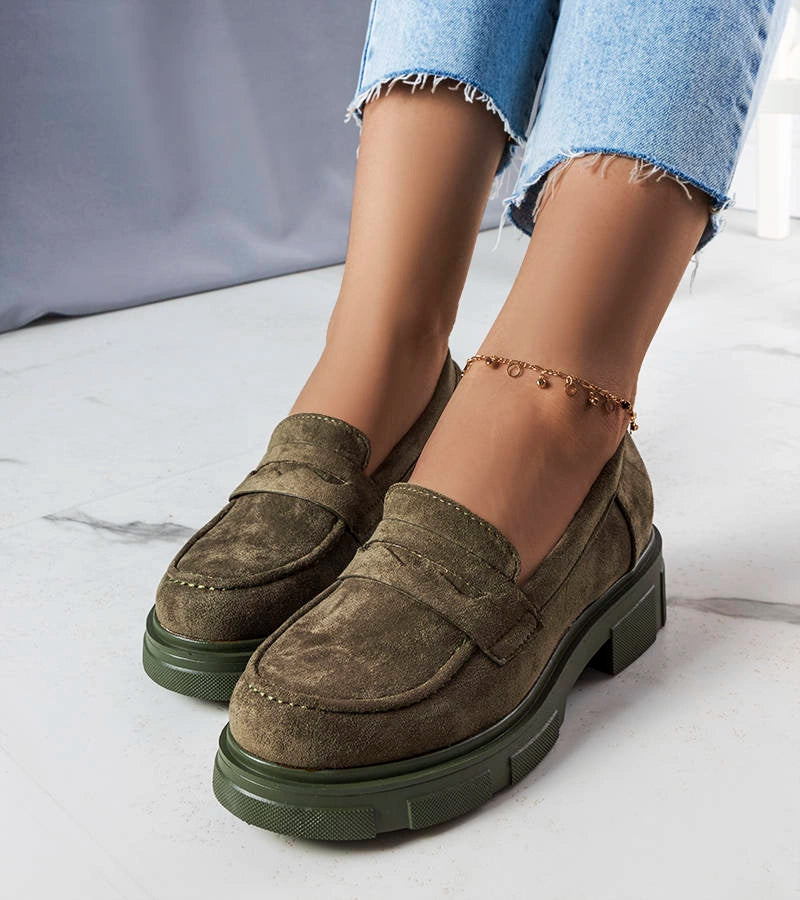 2-Zelené polobotky Alacoque z eko-semiše-2