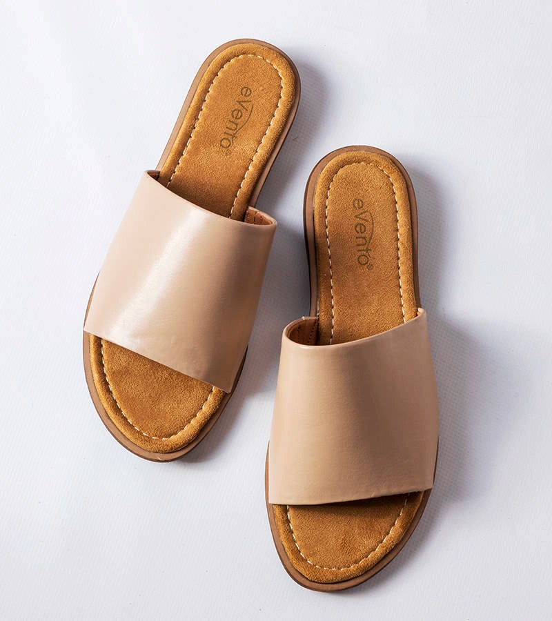 2-Béžové elegantní žabky Mainville-2