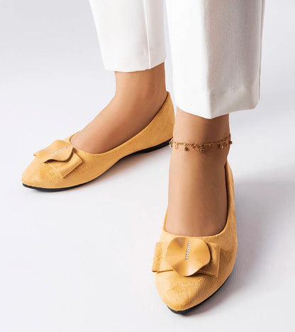 2-Béžové baleríny zdobené zirkony Rémy-2