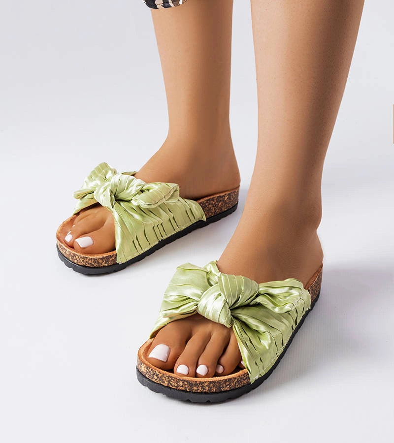 1-Zelené žabky s mašlí Duplanty-1