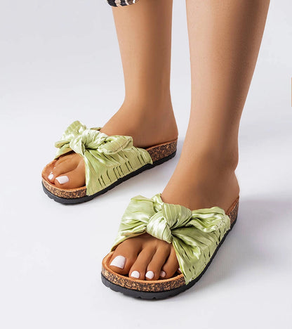 1-Zelené žabky s mašlí Duplanty-1