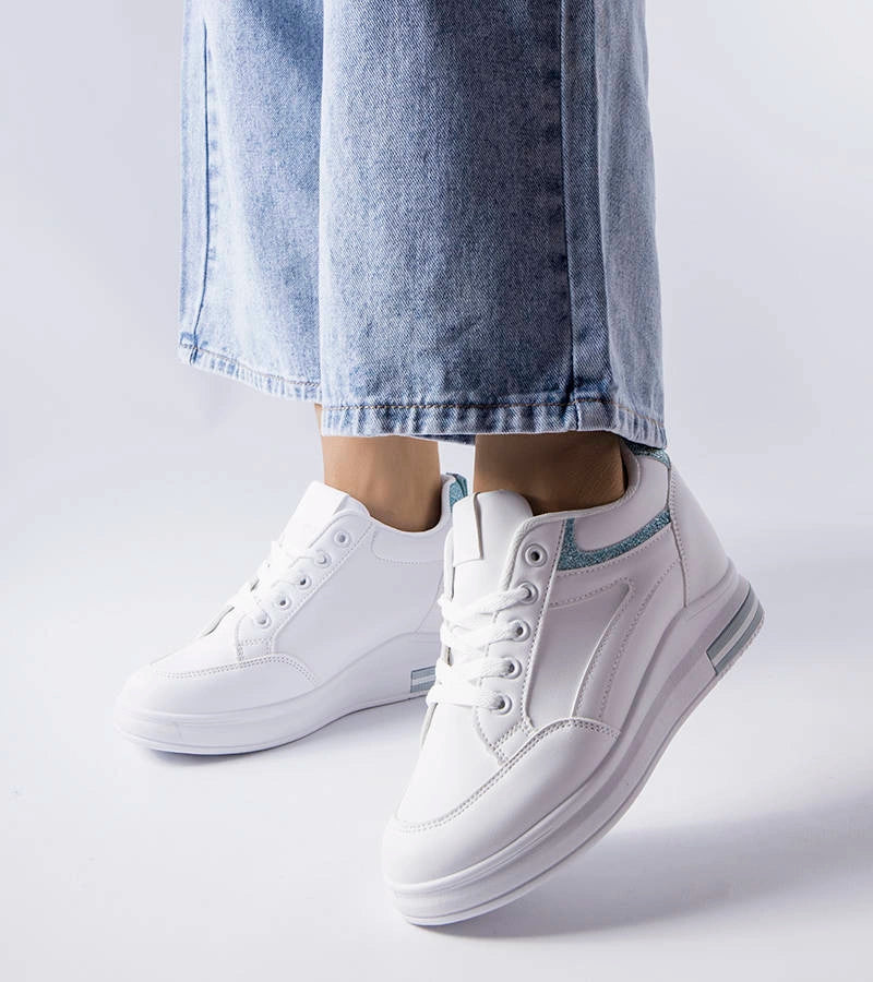 2-Bílé tenisky s třpytivými vložkami Bonevil-2