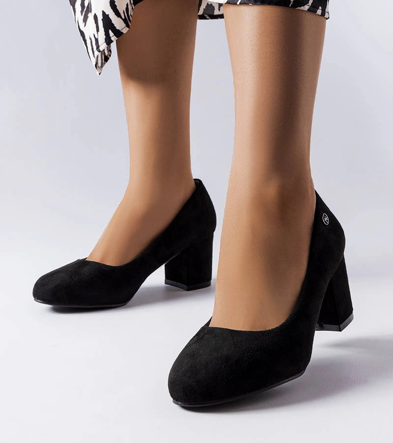 1-Černé elegantní lodičky Picard-1