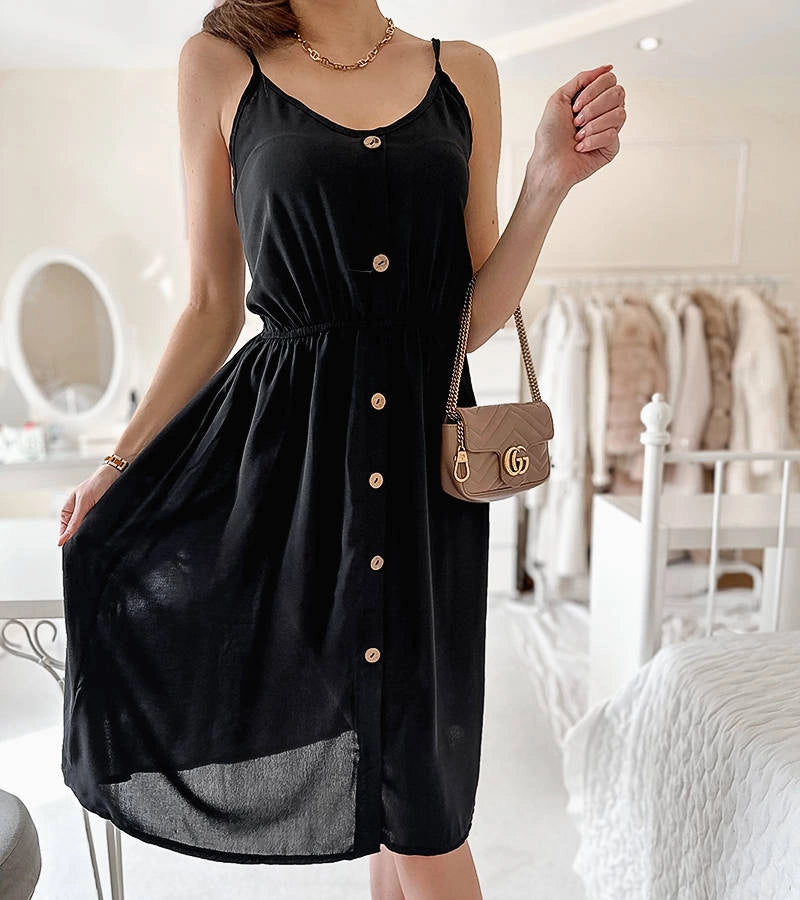 3-Černé šaty bez ramínek Aubin-3