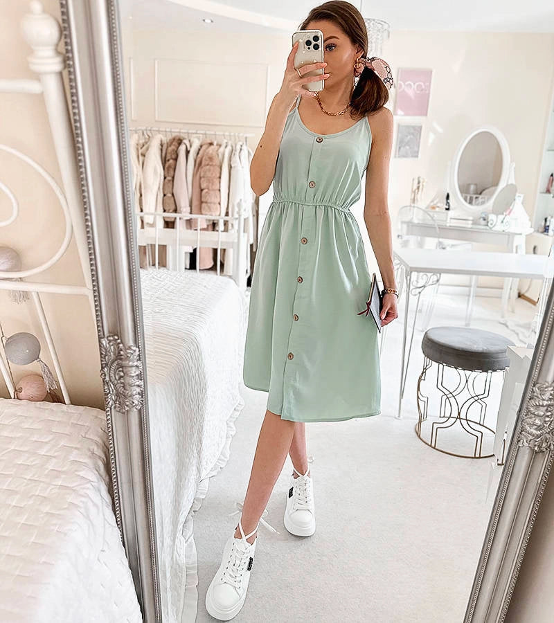 2-Zelené šaty bez ramínek značky Aubin-2