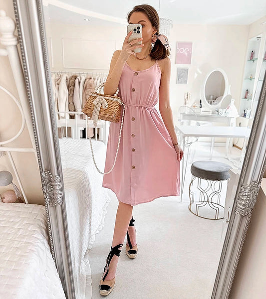 1-Růžové šaty bez ramínek od Aubin-1