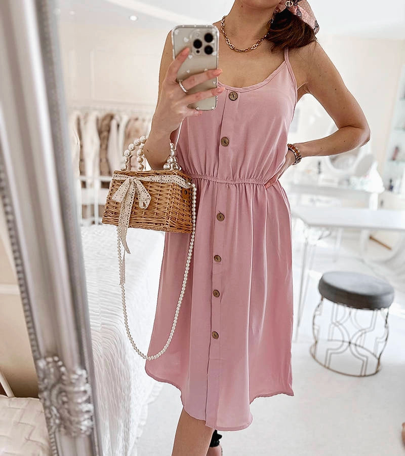 2-Růžové šaty bez ramínek od Aubin-2