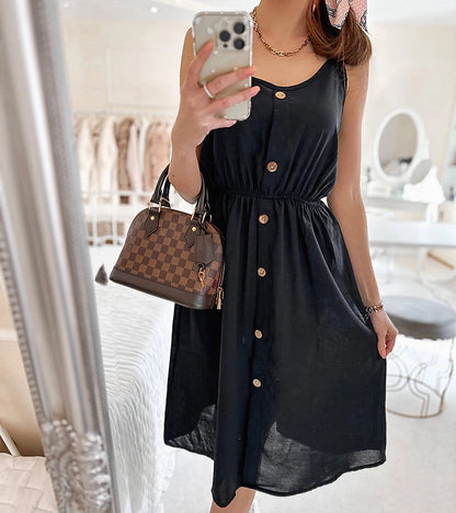 3-Černé šaty bez ramínek Plaisance-3