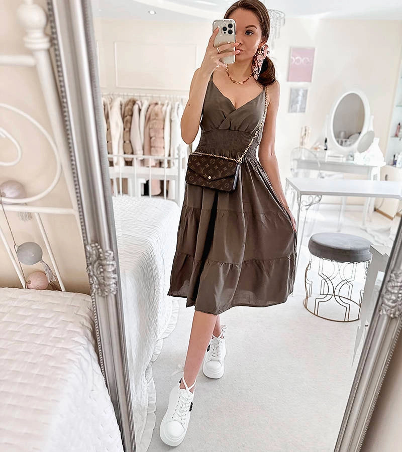 5-Zelené rozevláté šaty od Yvon-5