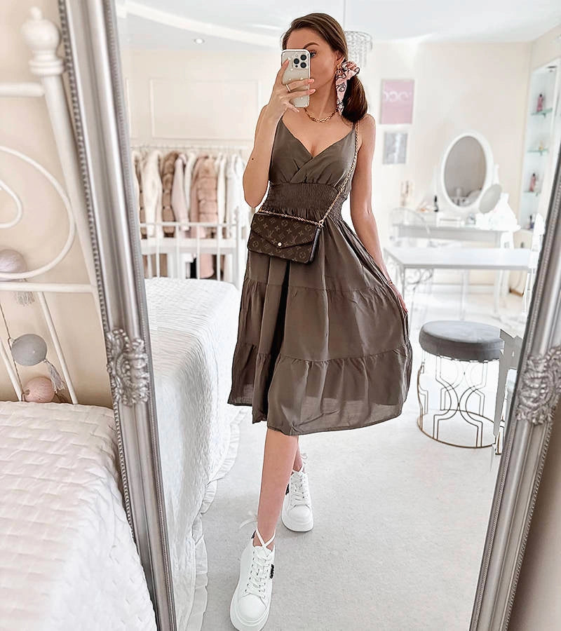 6-Zelené rozevláté šaty od Yvon-6