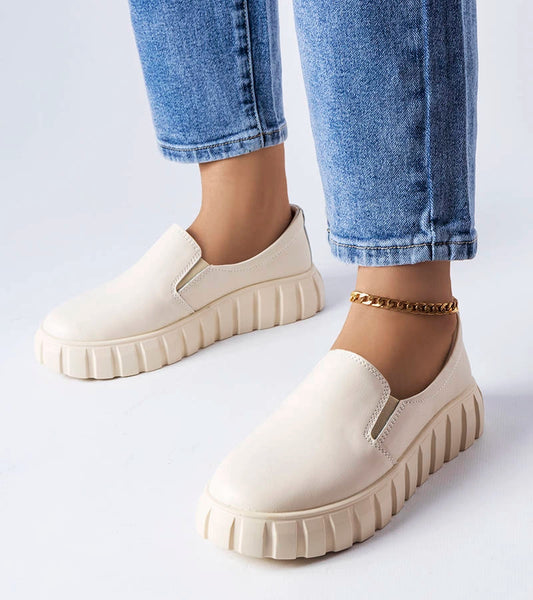 1-Béžové polobotky Igreja slip-on-1