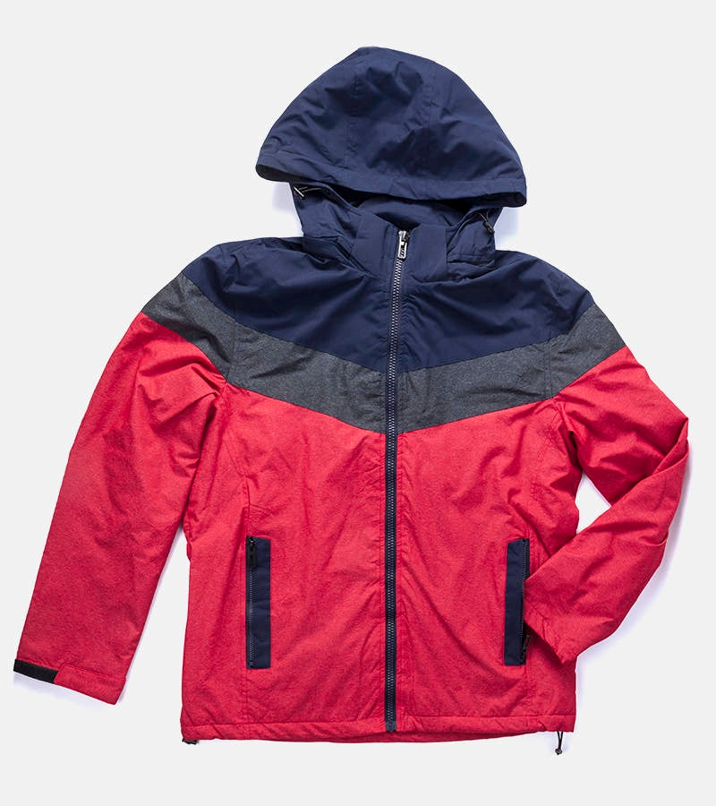 1-Pánská červená přechodná bunda Dupont-1