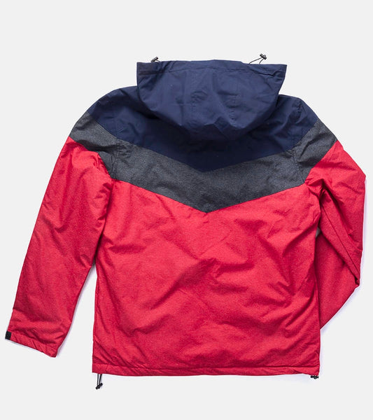 2-Pánská červená přechodná bunda Dupont-2