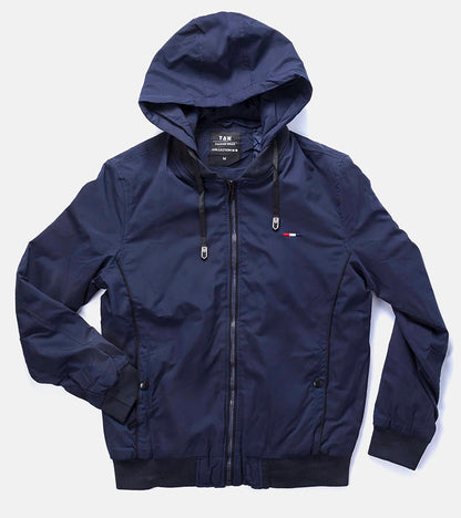 1-Pánská tmavě modrá větrovka s kapucí Duplessis-1