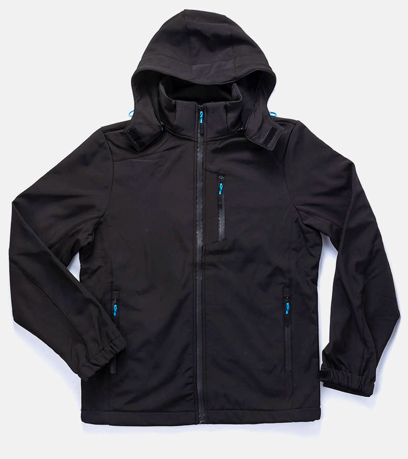 1-Černá pánská přechodná bunda Renaud-1