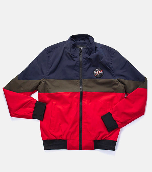 1-Pánská tmavě modrá bunda se stojáčkem Marmion-1