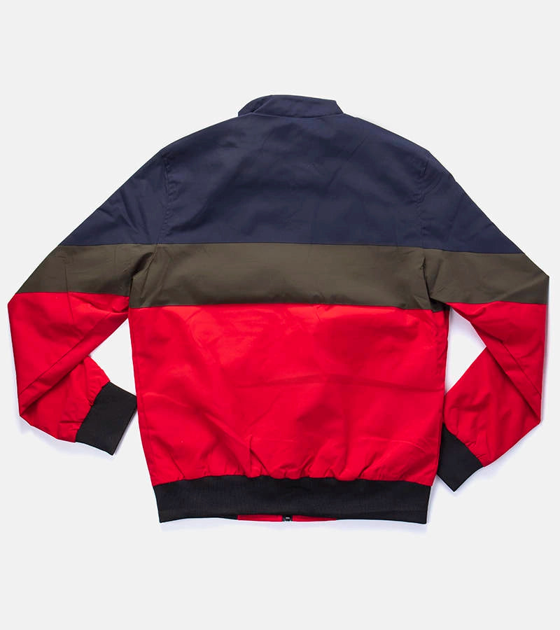 2-Pánská tmavě modrá bunda se stojáčkem Marmion-2